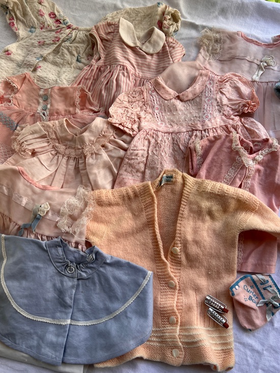 Vintage Other - Antique Baby Doll Clothing & Accessories Bundle